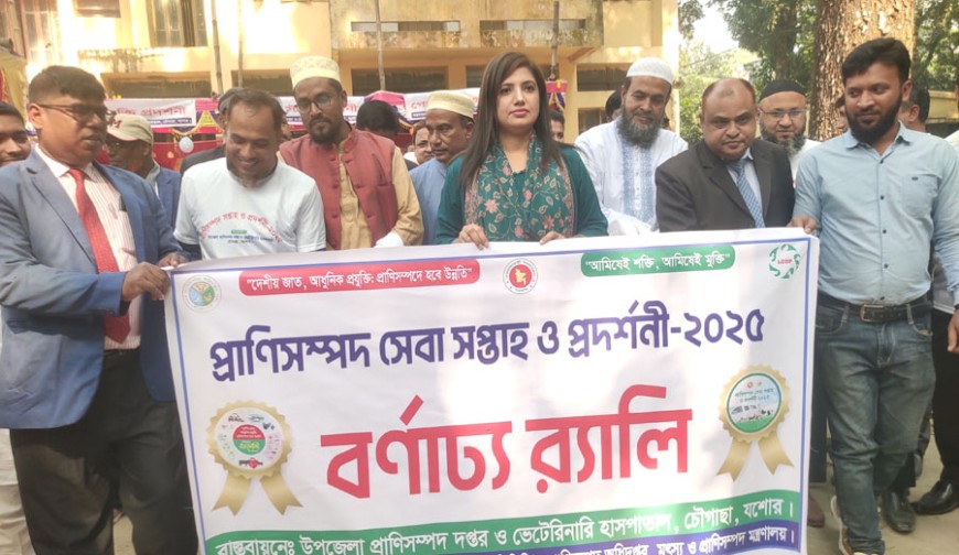 প্রাণিসম্পদ সপ্তাহে চৌগাছায় আলোচনা র‌্যালি