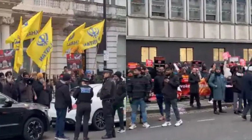 ভারতীয় শিখরা লন্ডনে হাদি হত্যার বিচার চাইলেন