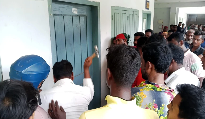 কেশবপুরে ইউনিয়ন পরিষদে তালা ঝুলিয়ে দিল বিএনপি
