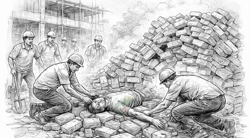 ভাটায় ইটের স্তূপ ভেঙে শ্রমিক নিহত