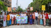 যবিপ্রবিতে 'লুঙ্গি প্যারেড'