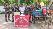 মহেশপুর সীমান্তে কোটি টাকার স্বর্ণসহ ভ্যানচালক আটক