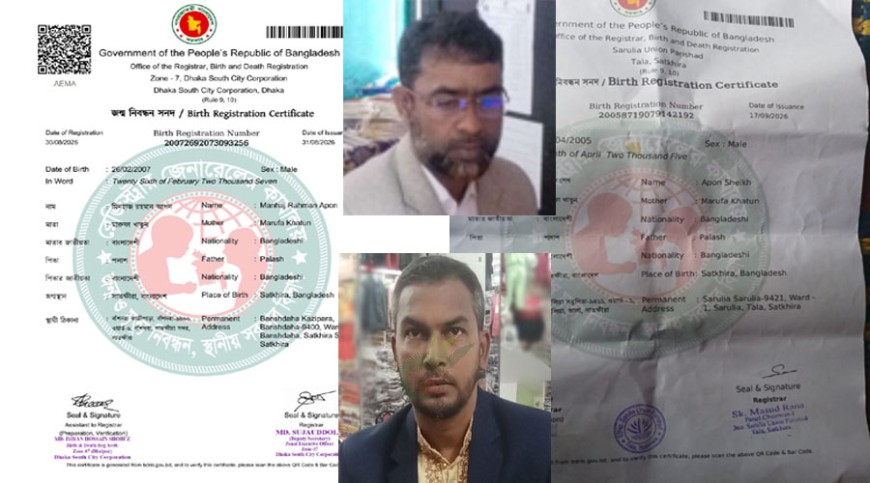 টাকার বিনিময়ে ‘ভুয়া জন্মসনদ’ প্রদানের অভিযোগ
