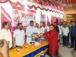 কেশবপুরে পূজামণ্ডপ পরিদর্শনে আবুল হোসেন আজাদ