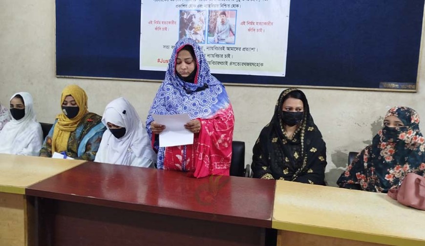 যশোরে সন্তান হত্যার বিচার দাবি মায়ের, আসামি আটক না হওয়ায় ক্ষোভ