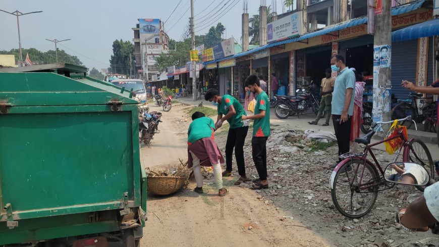 ডেঙ্গু প্রতিরোধে মাগুরা পৌরসভার বিশেষ পরিচ্ছন্নতা অভিযান