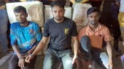 গাঁজাসহ মোংলায় তিন মাদক কারবারি আটক