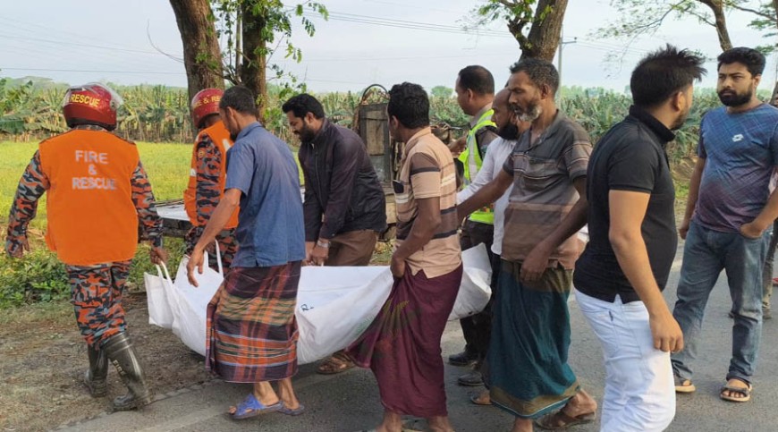 শৈলকুপায় কাভার্ড ভ্যান-নসিমন সংঘর্ষে ব্যবসায়ী নিহত