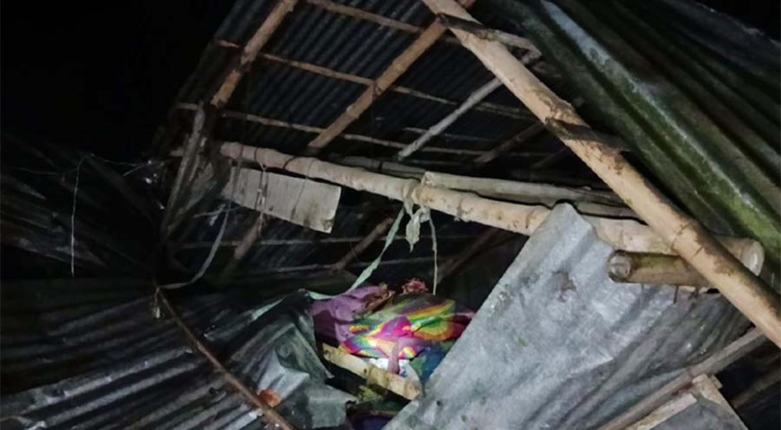 আলমডাঙ্গায় ঝড়ে গাছের ডাল ভেঙে স্বামীর মৃত্যু, স্ত্রী আহত