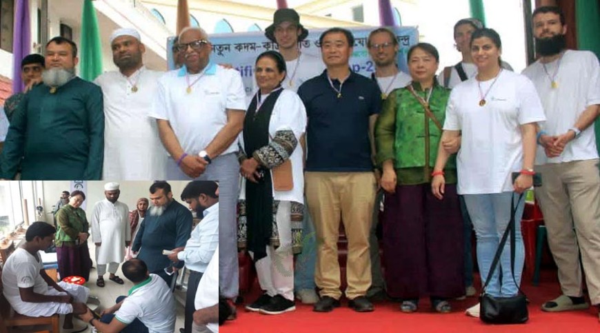 অভয়নগরে বিনামূল্যে কৃত্রিম হাত-পা সংযোজন শিবির শেষ