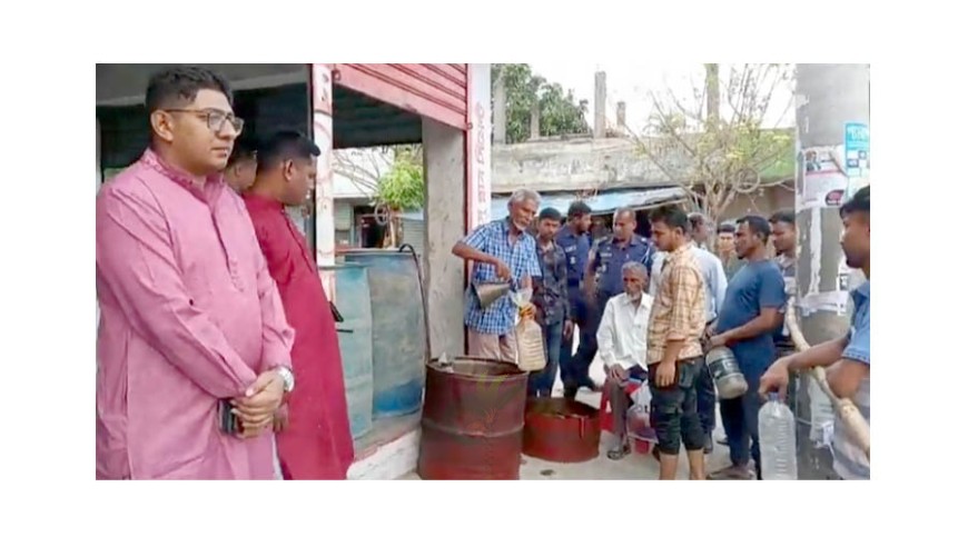 সেচের জন্য কালিয়ার পাঁচ পয়েন্ট থেকে তেল পাবেন কৃষক