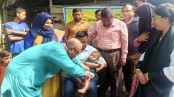 ঝিনাইদহে হাম-রুবেলা টিকাদান শুরু