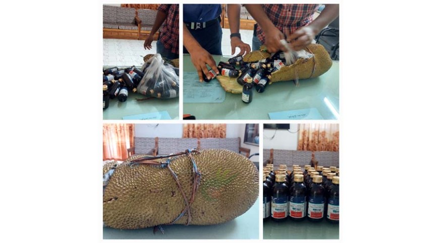 যশোরে অভিনব কায়দায় পাচার কালে কাঁঠালের ভেতর থেকে মাদক উদ্ধার