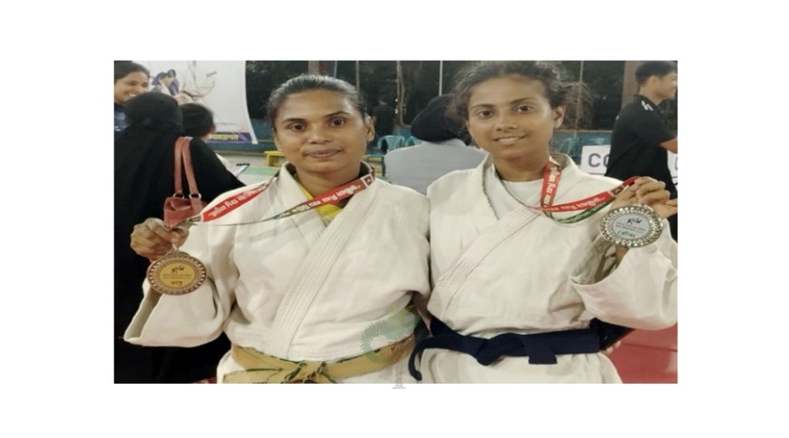 জাতীয় জুডোতে যশোরের সাফল্য: ইলা ও রিনার পদক জয়