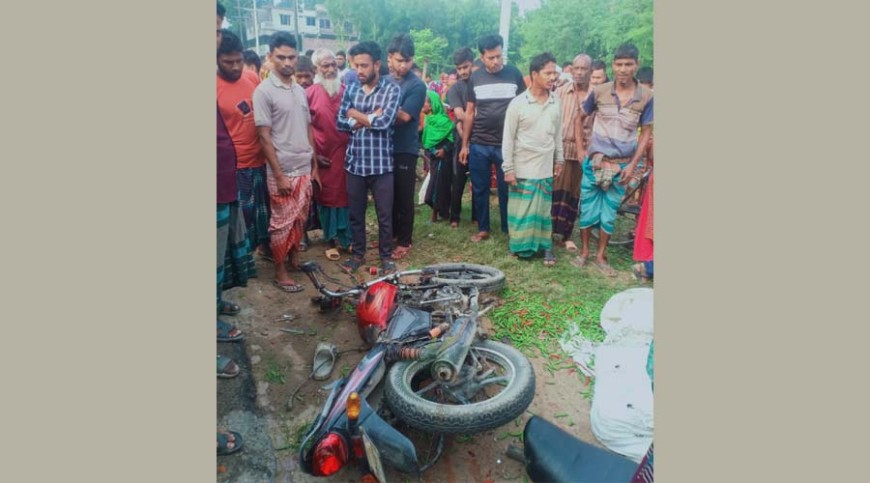 শার্শায় কাভার্ডভ্যান-মোটরসাইকেল সংঘর্ষে দুজন নিহত