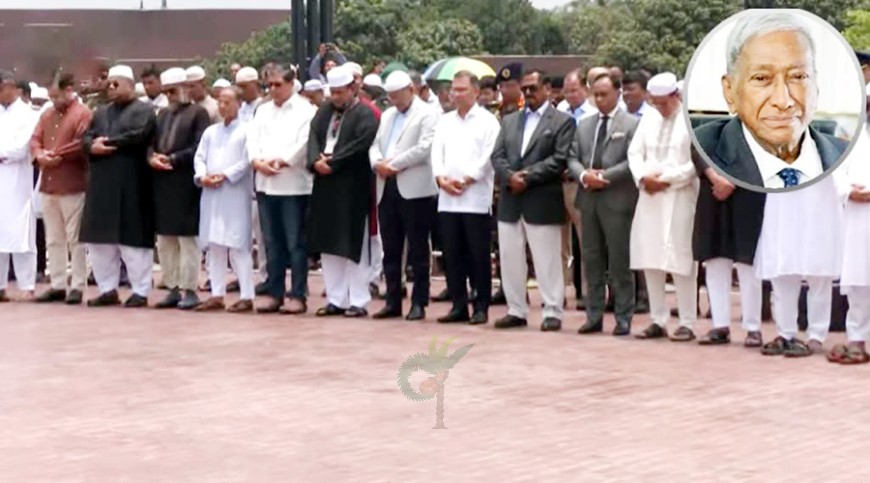সাবেক মন্ত্রী সিনহার জানাজা সম্পন্ন: প্রধানমন্ত্রীর শ্রদ্ধা