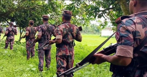 সিলেট সীমান্তে বিএসএফের গুলি, পাল্টা জবাব বিজিবির