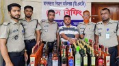 যশোরে ৮৮ বোতল বিদেশি মদসহ এক ব্যক্তি আটক