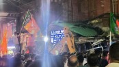 ‘জয় শ্রীরাম’ স্লোগান ও বুলডোজারে গুঁড়িয়ে দিলো নিউমার্কেটের দোকান