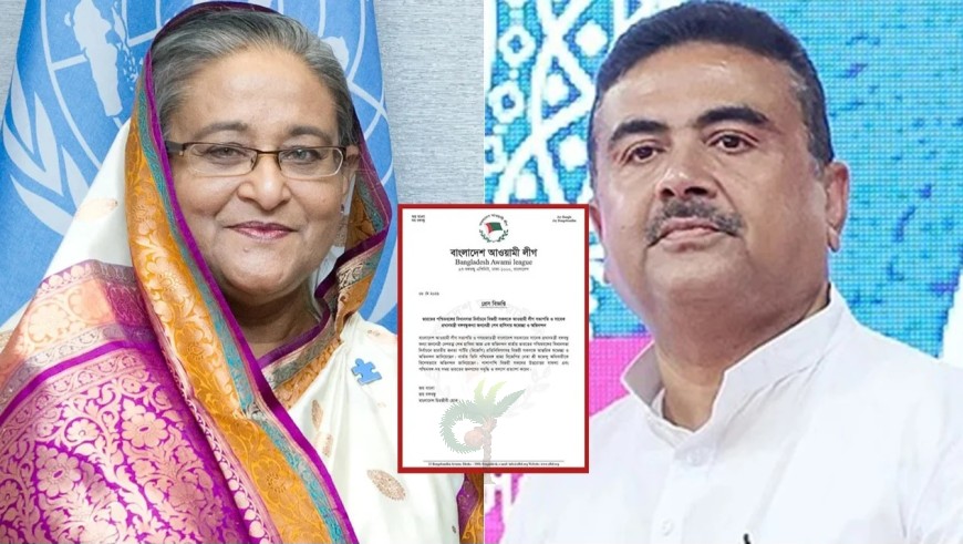শুভেন্দুকে শুভেচ্ছা জানালেন শেখ হাসিনা