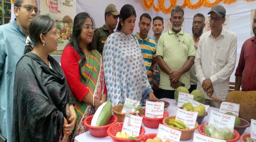 লোহাগড়ায় তিন দিনব্যাপী ফল উৎসবের উদ্বোধন