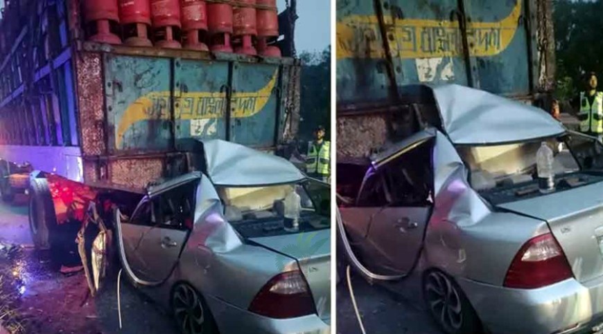 ভাঙ্গায় ট্রাকের পেছনে কারের ধাক্কা: ঝিকরগাছার মা-ছেলেসহ নিহত ৫