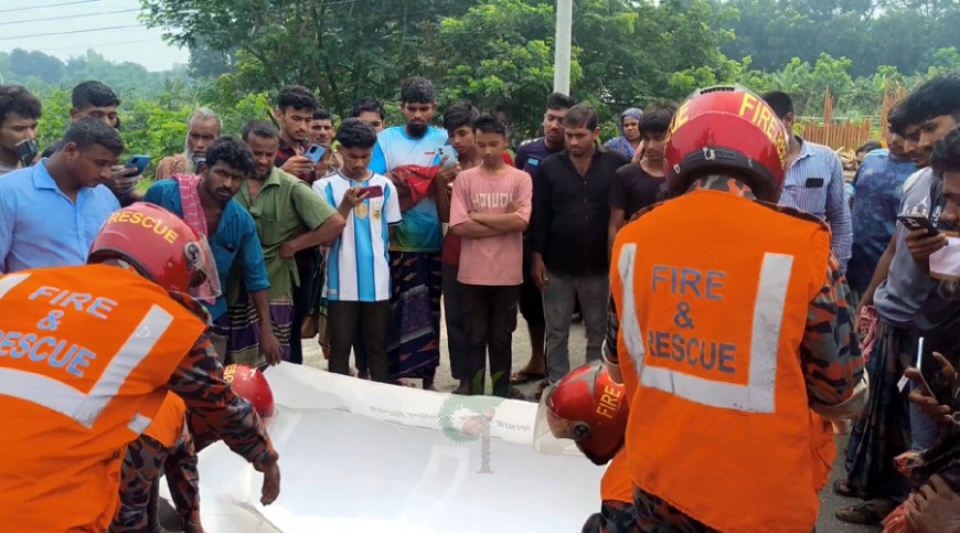শৈলকুপায় রূপসা বাসের চাপায় ট্রাকচালক নিহত