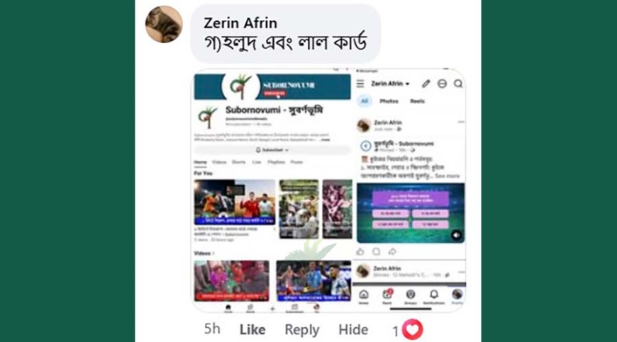 দশম পর্বের কুইজ জয়ী জেরিন আফরিন