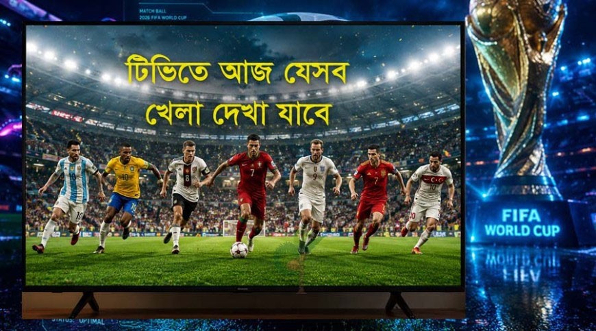 মঙ্গলবার (২৩ জুন) টিভিতে বিশ্বকাপ ফুটবলের যেসব ম্যাচ দেখবেন