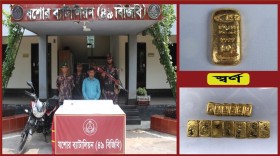 যশোরে দুই কোটি ২১ লাখ টাকার ১৩টি সোনার বারসহ পাচারকারী গ্রেপ্তার