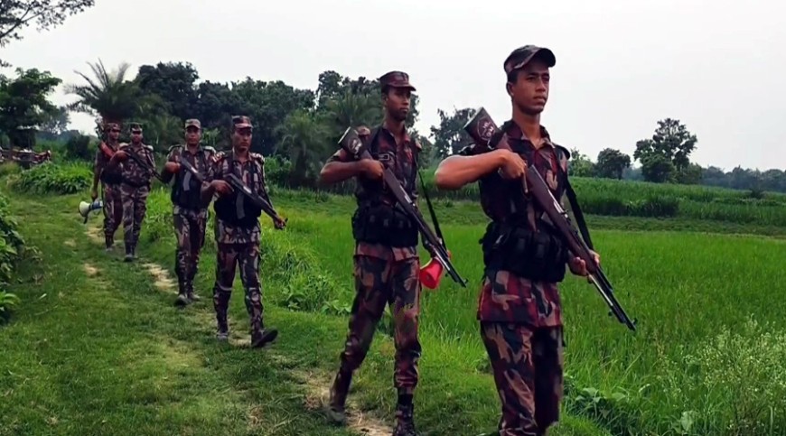 মুজিবনগরে বিজিবি ও গ্রামবাসীর প্রতিরোধে পুশইনচেষ্টা পণ্ড