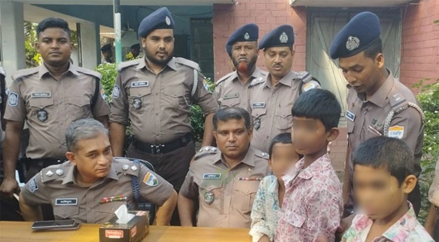 কুষ্টিয়ায় অপহৃত তিন শিশুকে উদ্ধার করলো রেল পুলিশ