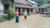 কেশবপুরে টানা বৃষ্টিতে চার মহল্লার শতাধিক পরিবার পানিবন্দী