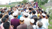আশাশুনির কোলা-ঘোলা ও কল্যাণপুরে প্রস্তাবিত সেতুর স্থান পরিদর্শন