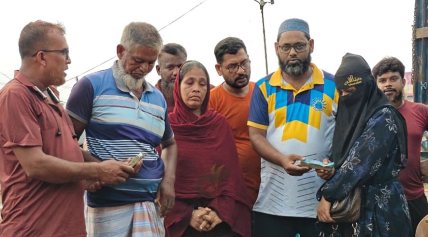শ্রমিক শান্তর রুহের মাগফিরাত কামনায় দোয়া, অর্থ সহায়তা