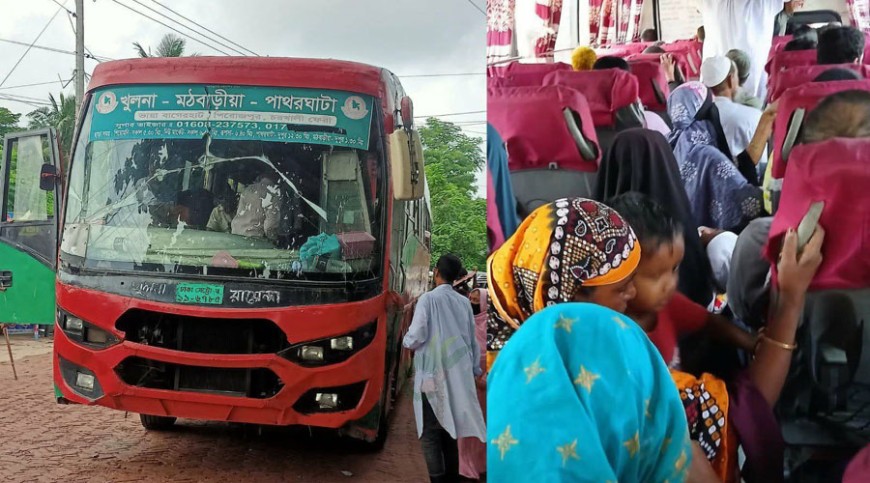 মোরেলগঞ্জ-শরণখোলা-খুলনা রুটে বিআরটিসির নৈরাজ্য