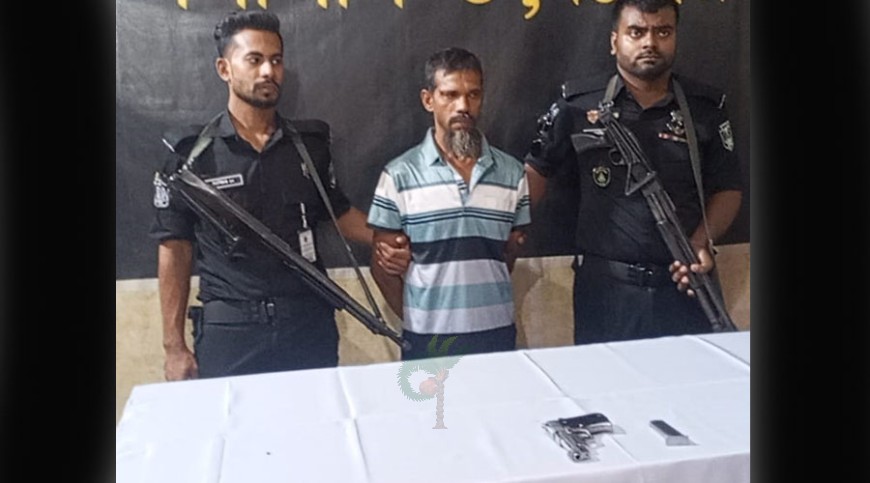 বিদেশি পিস্তলসহ যুবক আটকের দাবি