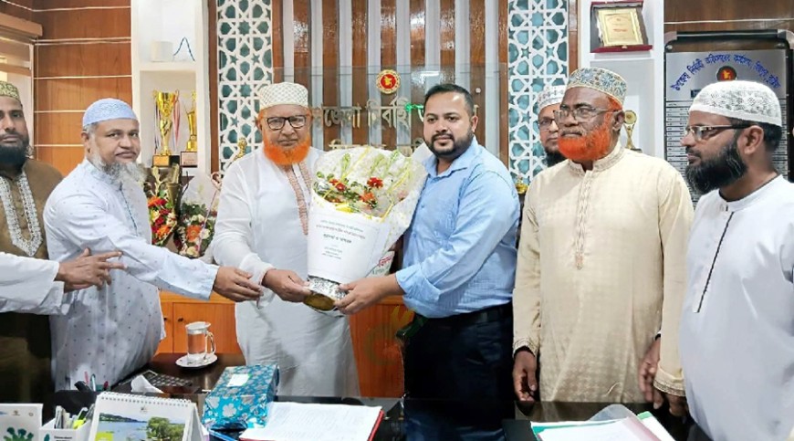 ইউএনওকে সংবর্ধনা দিলেন এমপি গফুর, নানা আলোচনা