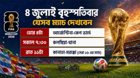 ৪ জুলাই শনিবার যেসব ম্যাচ দেখবেন