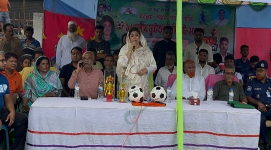 ঝিকরগাছায় ১৬ দলীয় ফুটবল টুর্নামেন্ট উদ্বোধন