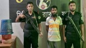 র‌্যাবের অভিযানে দুই তক্ষক উদ্ধার, যুবক আটক