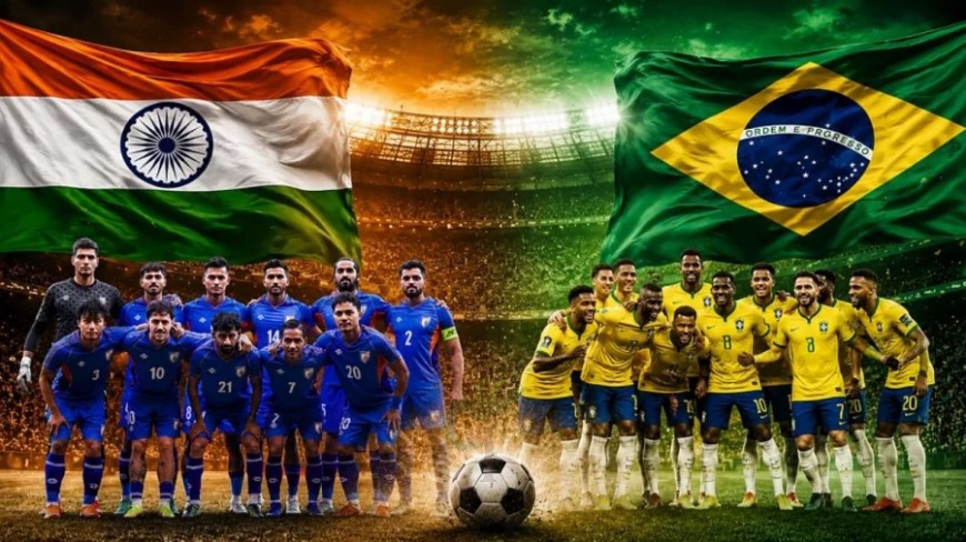 ভারতের বিপক্ষে কোলকাতায় খেলতে আসছে ব্রাজিল