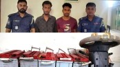 ইজিবাইকের চোরাই যন্ত্রাংশসহ দুইজন আটক