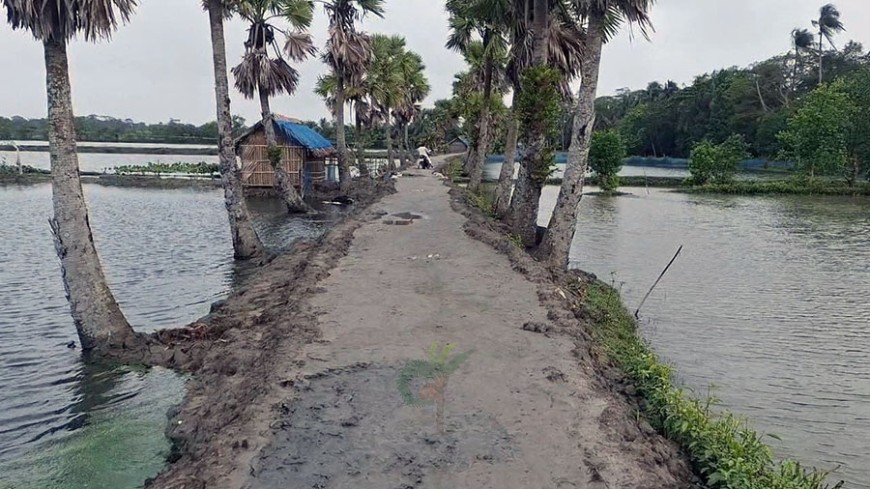 দেড় কিলোমিটার সড়কে বদলে গেল জনজীবন