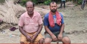 বিএসএফ এর বাংলাদেশি ধরার জেরে গ্রামবাসী বিজিবির হাতে দিল দুই ভারতীয়কে