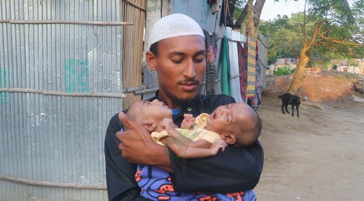 যমজ দুই শিশুর শেষ ঠিকানাও হলো একই কবর