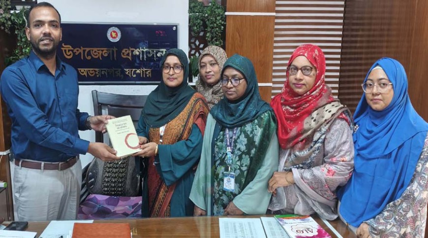 অভয়নগরে ইউএনওর সঙ্গে এএলও নেতাদের সৌজন্য সাক্ষাৎ
