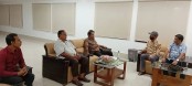 নদী কমিশন চেয়ারম্যানের সাথে বাংলাদেশ পরিবেশ আন্দোলনের বৈঠক