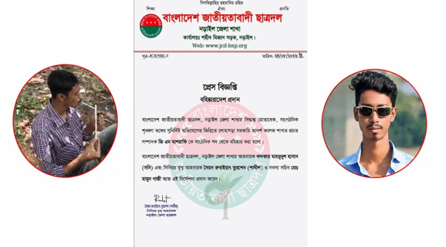 ইয়াবা সেবনের ভিডিও ভাইরাল, ছাত্রদল নেতা বহিষ্কার