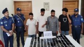 আইএমইআই পরিবর্তন করা অর্ধশতাধিক চোরাই ফোন উদ্ধার, গ্রেপ্তার ৪